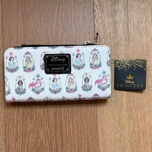 NWT 💓 Loungefly Disney Princess AOP Zip Around Wallet